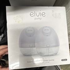 Elvie Double Electric Wearable Breast Pump, 2 Pumps, 4 Bottles, BPA-Free