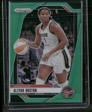 2024 Panini Prizm WNBA #3 Aliyah Boston Green Prizms