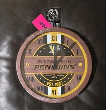 Pittsburgh Penguins NHL Hockey Wall Clock 
