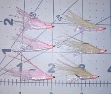 6 Each Size #6 Blind Gotcha For Skinny Water Tailing Bonefish Fly. Saltwater Fly