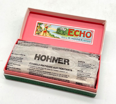 Hohner The Echo Harp Mundharmonika in org. Karton 54/64 M2 C/G - guter Zustand