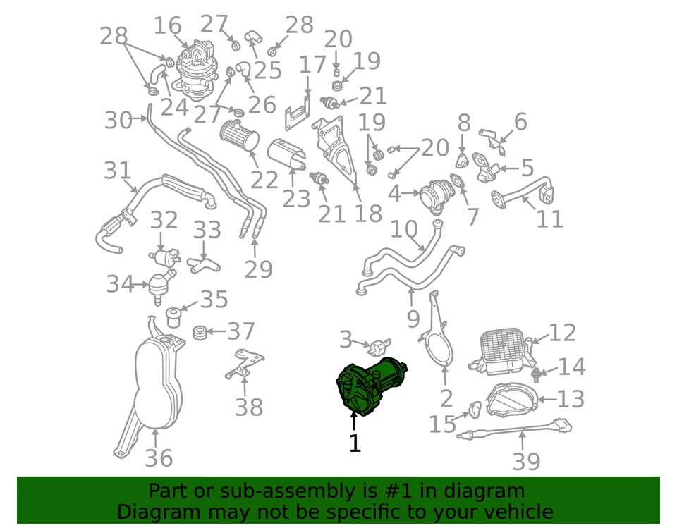 Bomba original Audi 078-906-601-M Foto 2 de 2