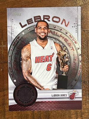 LeBron James 2025-26 Topps Flagship Basketball MVP Vault #MVP-8 Heat