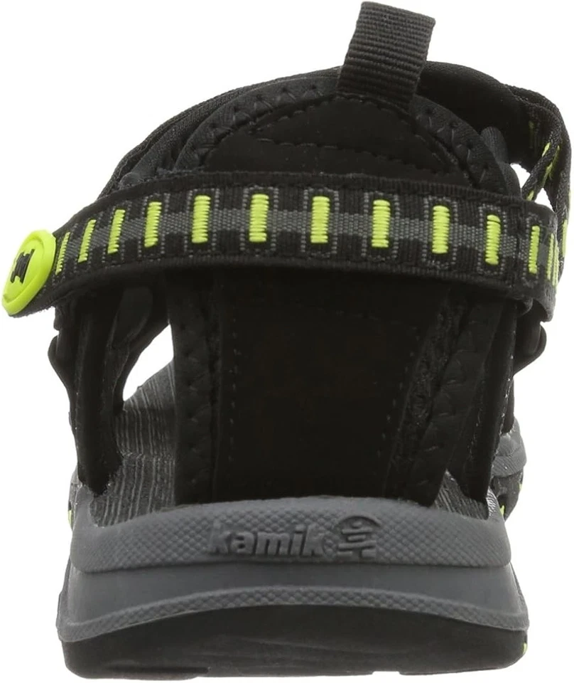 Kamik Niños Jetty Sandalias Zapatos de Verano, Negro (Lima), 28 EUR Foto 3 de 4