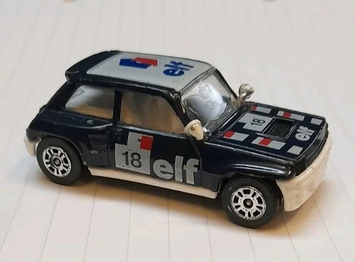 Corgi Renault 5 Turbo Elf Rally Car 1:64 Scale Die-cast Vintage