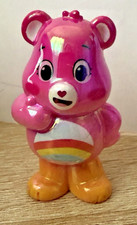 Care Bears Rainbow Shine Collectible Figure Cheer Bear Metallic Holographic