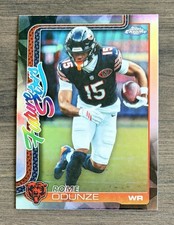 2025 TOPPS CHROME FOOTBALL ROME ODUNZE SP CHROME REFRACTOR FUTURE STARS NO. FS-2