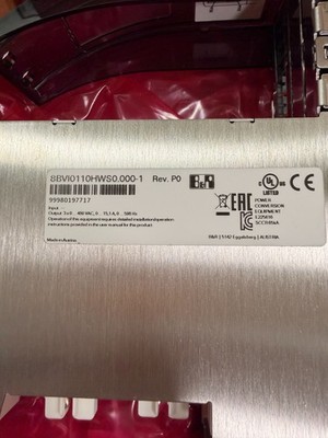NEW B&R ACOPOSmulti 8BVI0110HWS0.000-1 Servo Inverter Module 480V 15A