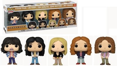 Funko Pop Rocks Aerosmith 5 Pack Neu Originalverpackt