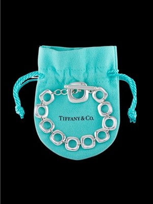 Tiffany&Co Sterling Silver modernist Toggle Bracelet 6.5  .81 oz