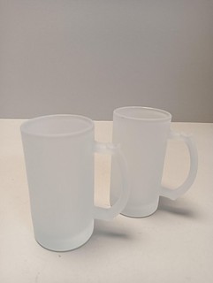 2 Stück MR.R 16 Unzen Sublimationsrohlinge Milchglasbecher Kaffeetassen