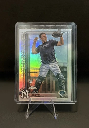 2025 Topps Chrome-Ben Rice RC SP💥Image Variation Refractor💥NY Yankees 139