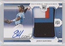 2021 Panini National Treasures 28/99 Jesus Sanchez #224 Auto 0r35