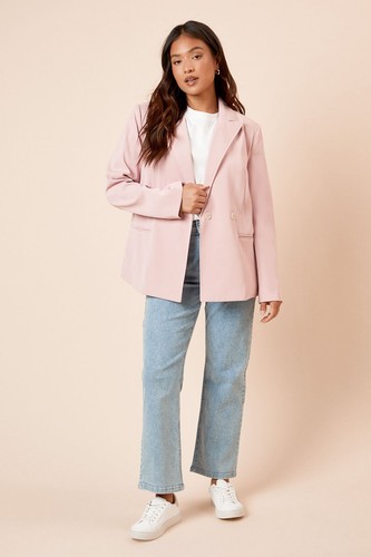 Dorothy Perkins Pink Blazer Womens Occasion Jackets & Coats