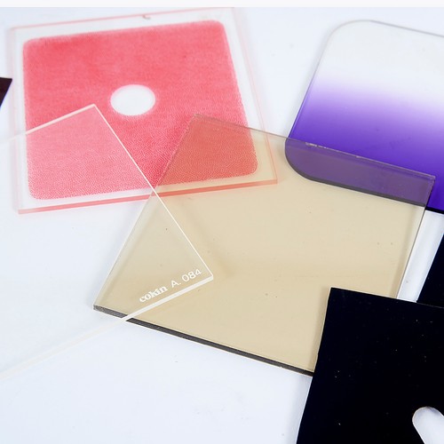 8 COKIN STYLE A SERIES SQ. FILTERS IN A CASE Mix of Cols. Gels & Stars #AD622 - Picture 3 of 7