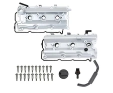 2x Upgrade Aluminum Valve Cover Kit for 2003-07 Infiniti G35 Nissan 350Z VQ35DE