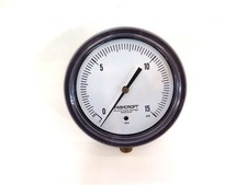 Ashcroft 1490 Low Pressure Gauge 0 to 15Psi 3-1/2"
