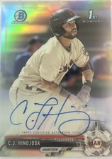 2017 Bowman Chrome Prospects Autographs Refractors C.J. Hinojosa CPA-CH 326/499