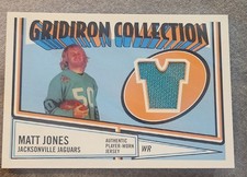 2005 Topps Heritage Gridiron Club Matt Jones Rookie Jersey Card  - Jacksonville . rookie card picture