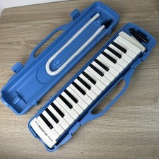 Vintage Suzuki Melodion M-32C Alto Melodica 32-Key Piano w/Blue Case Japan Works