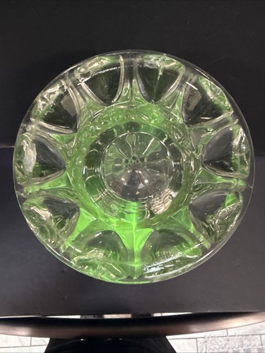 Fostoria Artichoke Vase American Large Clear EAPG UV Glow # 184 Rare - Picture 16 of 20