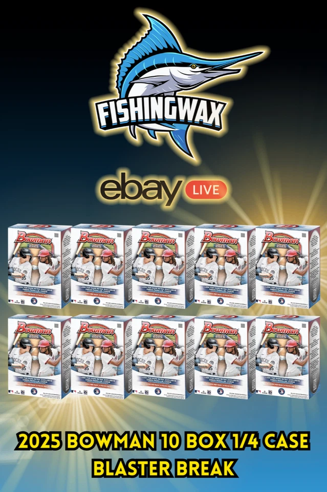 2025 Bowman Blaster 10 Box 1/4 Case Break 3341