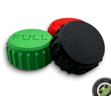 Propane Tank Cylinder Cap Covers, Threaded, Color Coded Empty Full Blank 3D Prin