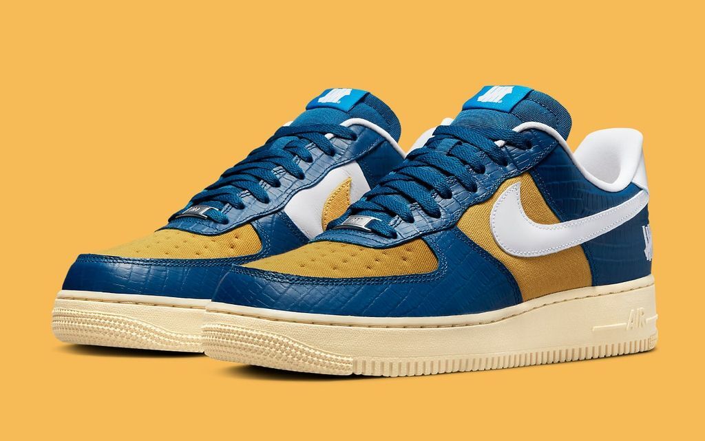 Nike Dunk vs AF-1 ネイビー/イエロー Nike Air Force 1 Low SP Dunk vs AF1 Nike x Undefeated 5 On