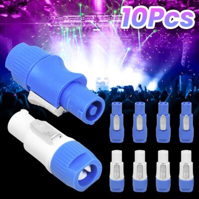 10er Set Neutrik Powercon Typ A Nac3Fca Nac3Mpa-1 Gehäuse Stecker Panel Adapter