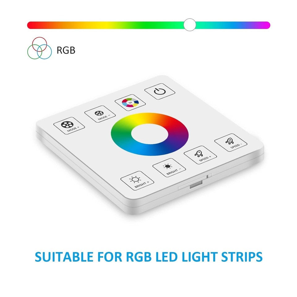 RGB LED Strip Controller RF Wireless Remote Control 5050 3528 Touch ...