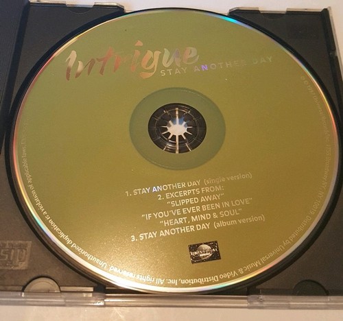 Intrigue Stay Another Day Single With Excerpts 1997 CD Universal Rare OOP NM - Picture 3 of 4