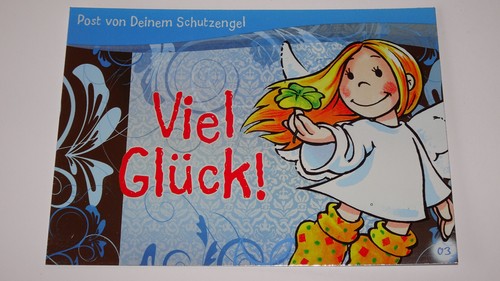 SCHUTZENGEL Engel Postkarte Depesche Liebe, Geburtstag,.... Schimmern NEU - Picture 5 of 26