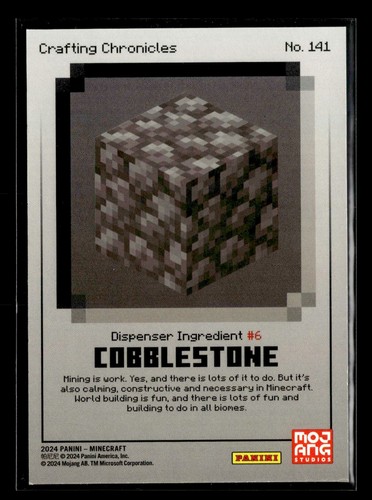 2024 Panini Minecraft - White Base Cards #1-#221 - Updated 7/2 - Picture 283 of 443