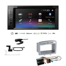 Pioneer Autoradio Bluetooth DAB DVD für Peugeot 308 Facelift 2009-2013 silber