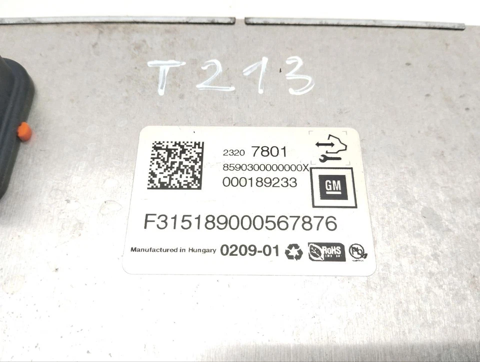 Centralina, Sospensione Ad Aria Chevrolet CORVETTE Cabriolet 2016 23207801 - Immagine 4 di 4