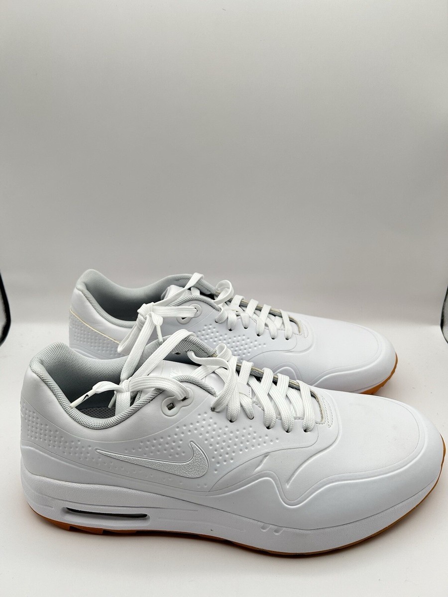 NEW Nike Air Max 1 Golf Men's Shoes AQ0863 101 White Gum NEW Nike Air Max 1 Golf Men's Shoes AQ0863 101 White Gum