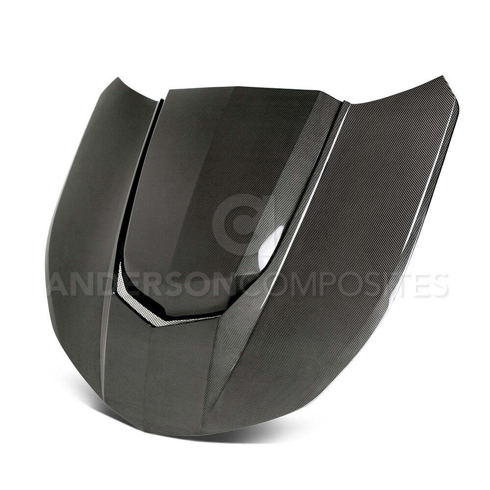 ★OAMC★ Albadoon Hood Black 23E28OAJ23COT00835001 Carbon Fiber TYPE-AZ Double Sided Hood For 2016-2023
