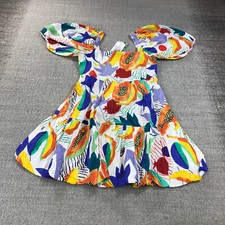 New Oliphant Dress Womens Extra Small 1147V Bubble Skirt Mini Dress Floral