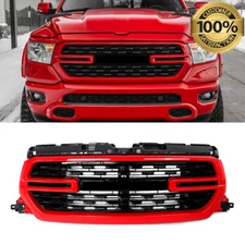 For 2019-2023 2024 RAM 1500 Big Horn PR4 Flame Red Front Bumper Grille Grill New