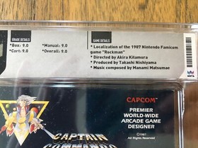 WATA 9.0 Capcom Mega Man NES CIB