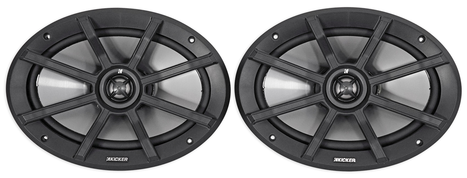 2 Колонки Kicker 40PS692 6x9 для квадроцикловUTVRZRPolairsмотоциклов Водонепроницаемый провод