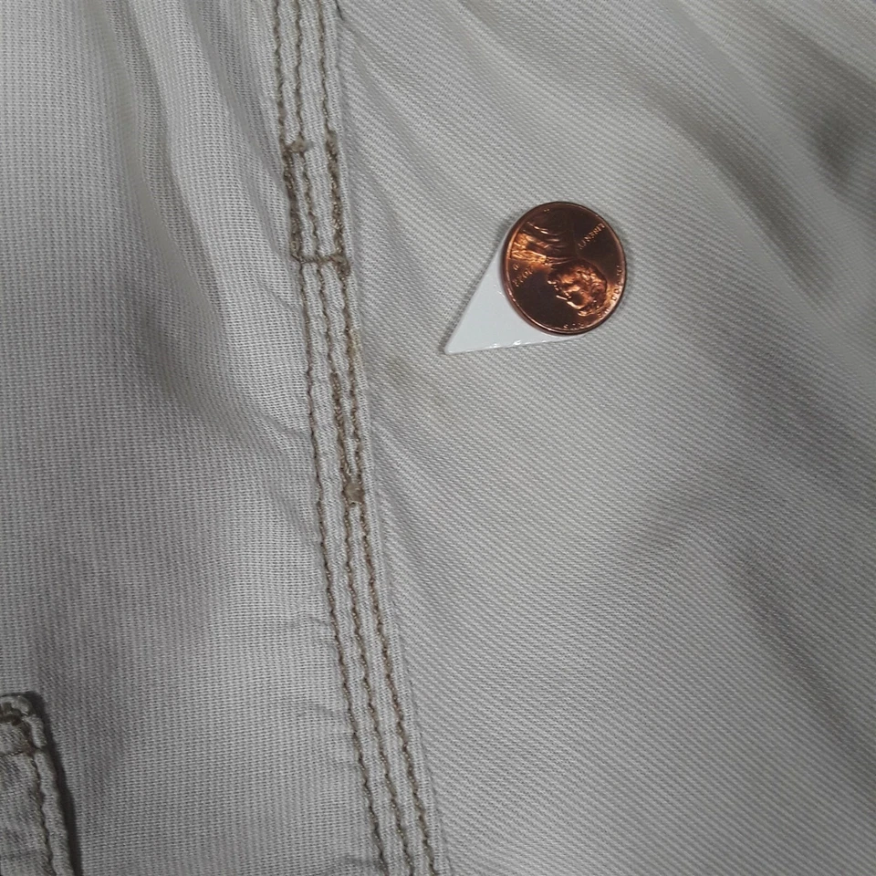 Camisa Buffalo David Bitton Para Hombre Extra Grande Abotonada Manga Larga Beige Sólida Foto 4 de 4