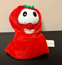 C.R. Gibson Veggie Tales Bob The Tomato Plush Red Hand Puppet Toy