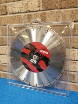 Ox Tools Pro Series PB10 14'' Abrasive Concrete & Asphalt Zebra Diamond Blade