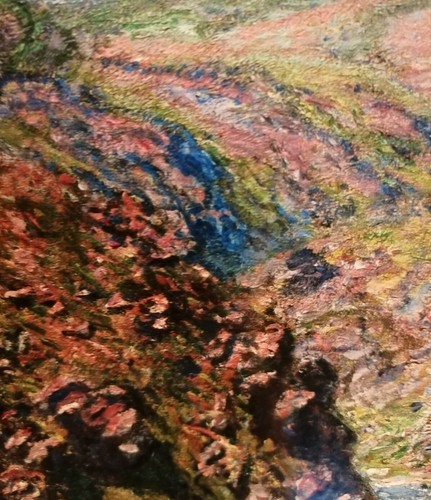 Vintage Monet c. 1889 Valley of Creuse SE Oil Canvas Collectable Photo (detail) - Picture 6 of 9