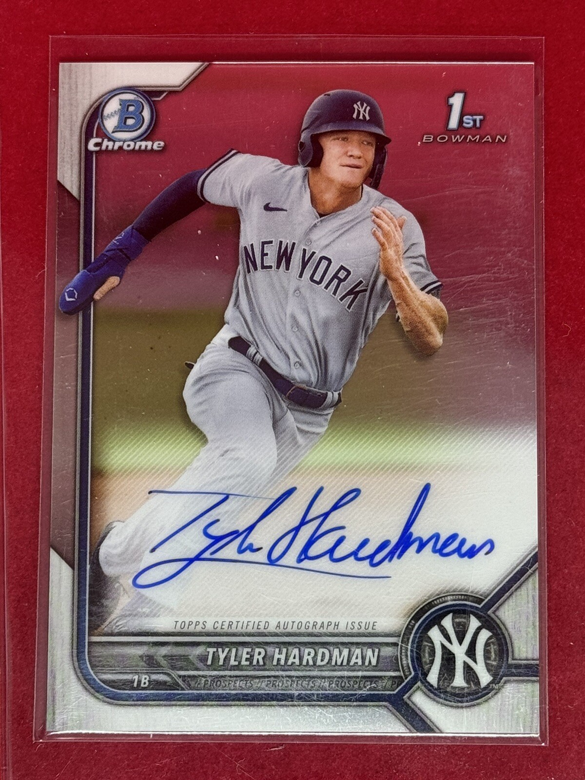 2022 Bowman Chrome 1st Auto Tyler Hardman!🔥 HOT! Yankees Base Auto