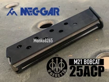 MecGar MAGAZINE 25acp 9 Round Blued for BERETTA 21 BOBCAT