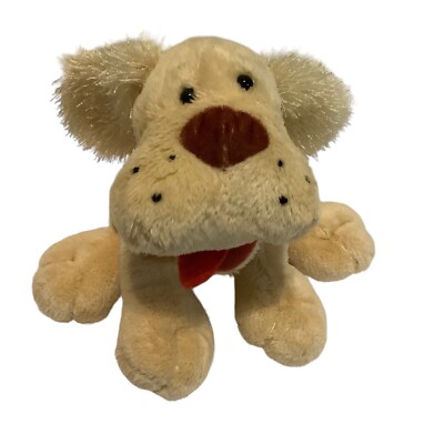 GANZ Happy Hounds Puppy Dog Plush Stuffed Animal Toy H9819 Brown