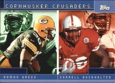 2001 Topps Football Combos Ahman Green/Correll Buckhalter #TC16