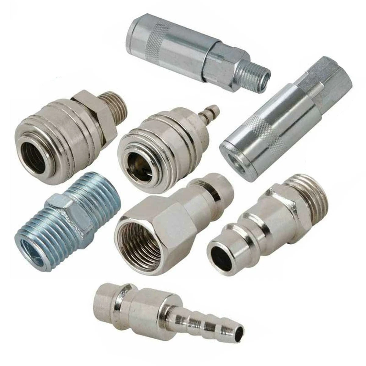 AIR LINE HOSE COMPRESSOR FITTING CONNECTOR QUICK RELEASE COUPLER SET BSP